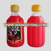 promotion custom size inflatable pvc replica bottle balloon model