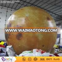 yellow inflatable moon ball with led lighting for Autumn festival