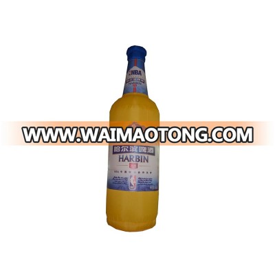 outdoor giant advertising inflatable liquor bottle with air blower