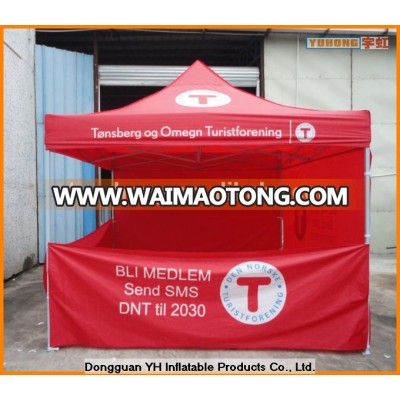 hot sale steel frame advertising pop up booth tent