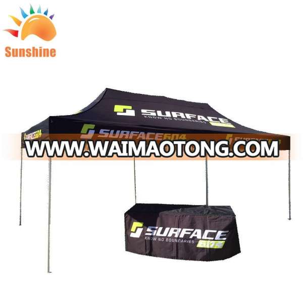 Fast open custom printed heavy duty market easy pop up folding portable canopy tents beach trade show tent portable tent